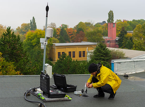 Pravidelná údržba monitorovacej stanice
